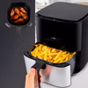 Clatronic varmluftsfritös FR 3782 H (svart/rostfritt stål, 1 450 watt, korg 5 liter)
