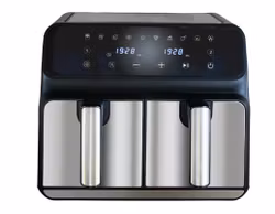 Unold 58685 varmluftsfritös Double 8 L fristående 1700 W svart/grå