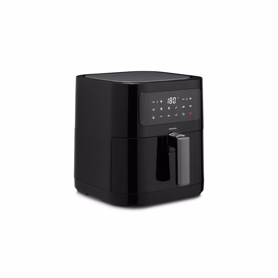 MEDION LIFE E40 XL enkel varmluftsfritös 5,2 L (Svart)