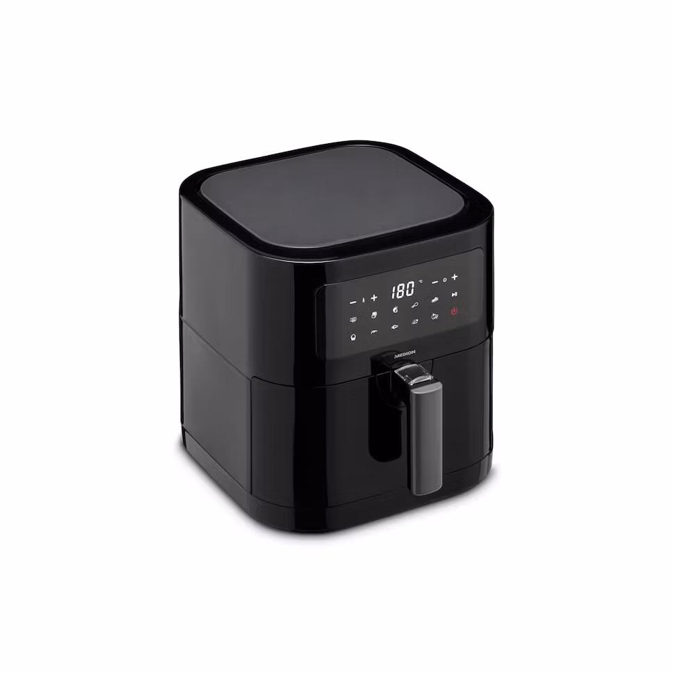 MEDION LIFE E40 XL enkel varmluftsfritös 5,2 L (Svart)