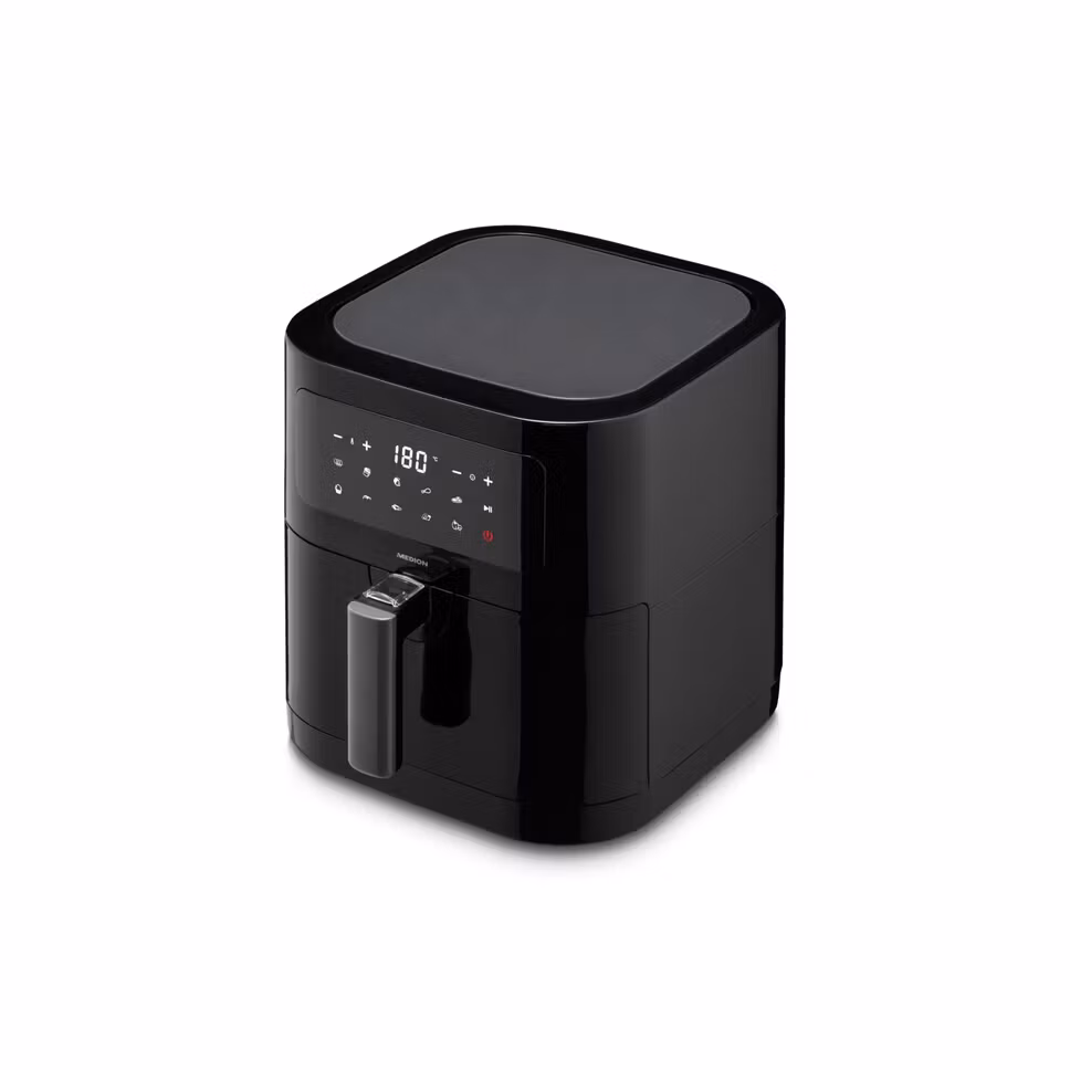 MEDION LIFE E40 XL enkel varmluftsfritös 5,2 L (Svart)