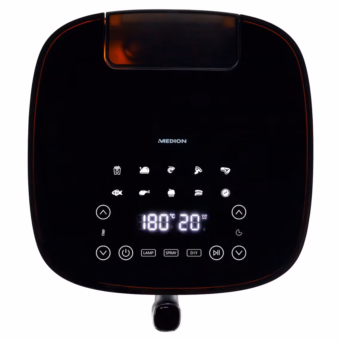 MEDION LIFE X10 XL enkel varmluftsfritös 5 L 1500 W svart