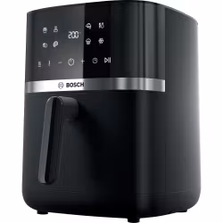 Bosch varmluftsfritös MAF462B0 Serie 4 (svart, 2 050 watt, korg 6,1 liter)