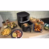 Bosch varmluftsfritös MAF462B0 Serie 4 (svart, 2 050 watt, korg 6,1 liter)