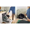Bosch varmluftsfritös MAF462B0 Serie 4 (svart, 2 050 watt, korg 6,1 liter)