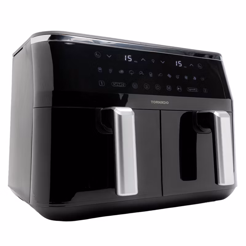 TORNADO TAFT-1000-GS | Dubbel airfryer 9L