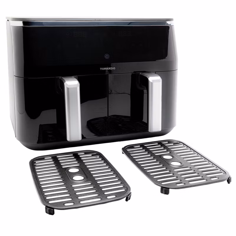 TORNADO TAFT-1000-GS | Dubbel airfryer 9L
