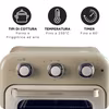 Ariete 4632 Air fryer and oven Vintage, 1400W, 2in1, Kapacitet 16L, Tillbehör ingår, Timer 60 minuter, Dubbelt glas, Beige