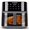 NutriBullet CrispLite Vision Single 8 L fristående 2000 W varmluftsfritös svart