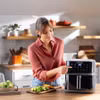 NutriBullet CrispLite Vision Single 8 L fristående 2000 W varmluftsfritös svart