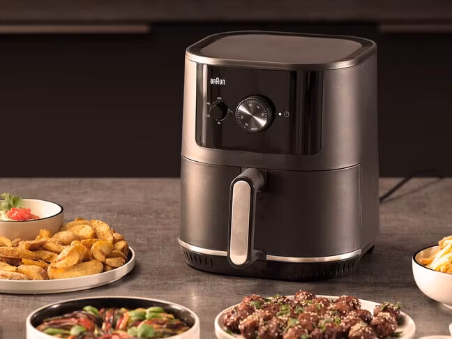 Braun Multi Fry 3 Single 4,3 L fristående varmluftsfritös 1500 W svart