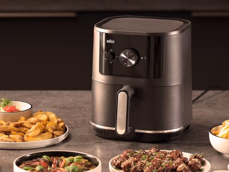 Braun Multi Fry 3 Single 4,3 L fristående varmluftsfritös 1500 W svart