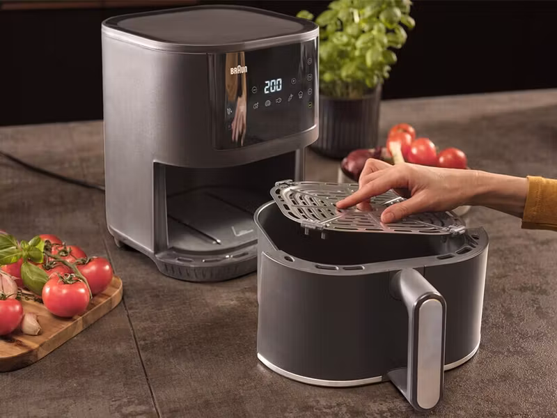 Braun MultiFry 3 Single 4,3 L fristående varmluftsfritös 1500 W svart