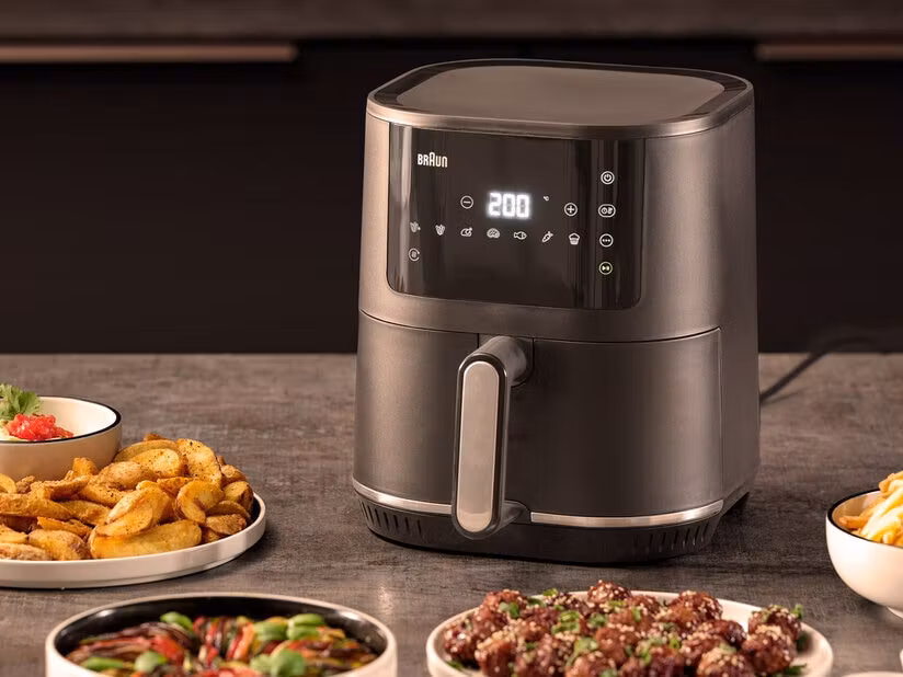 Braun MultiFry 3 Single 4,3 L fristående varmluftsfritös 1500 W svart