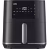 Braun Houshold varmluftsfritös MultiFry 5, HF 5034I (svart, 1,700 watts, korg 6.0 liters)