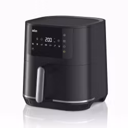Braun Houshold varmluftsfritös MultiFry 5, HF 5034I (svart, 1,700 watts, korg 6.0 liters)