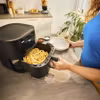 Braun Houshold varmluftsfritös MultiFry 5, HF 5034I (svart, 1,700 watts, korg 6.0 liters)
