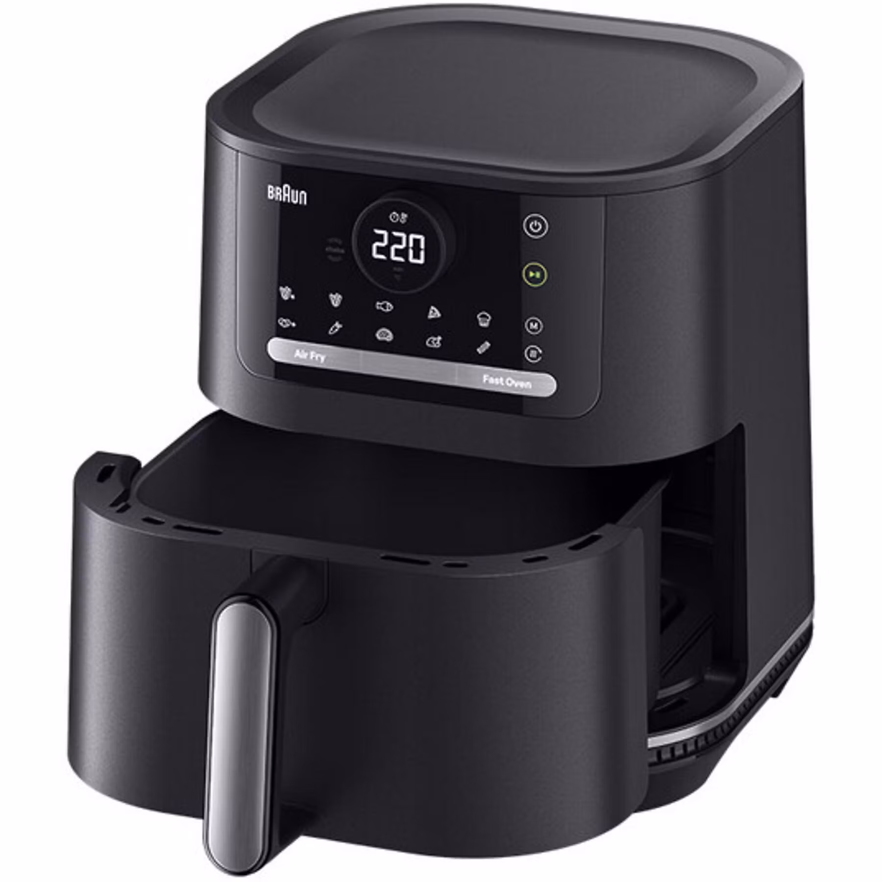 Braun HF5050 Enkel 5,7 L fristående 2000 W varmluftsfritös svart, grå
