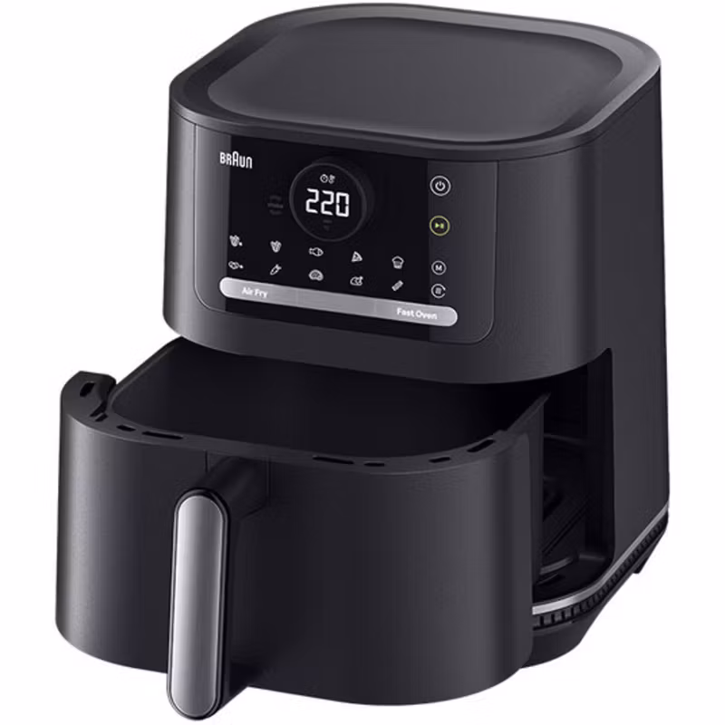 Braun HF5050 Enkel 5,7 L fristående 2000 W varmluftsfritös svart, grå