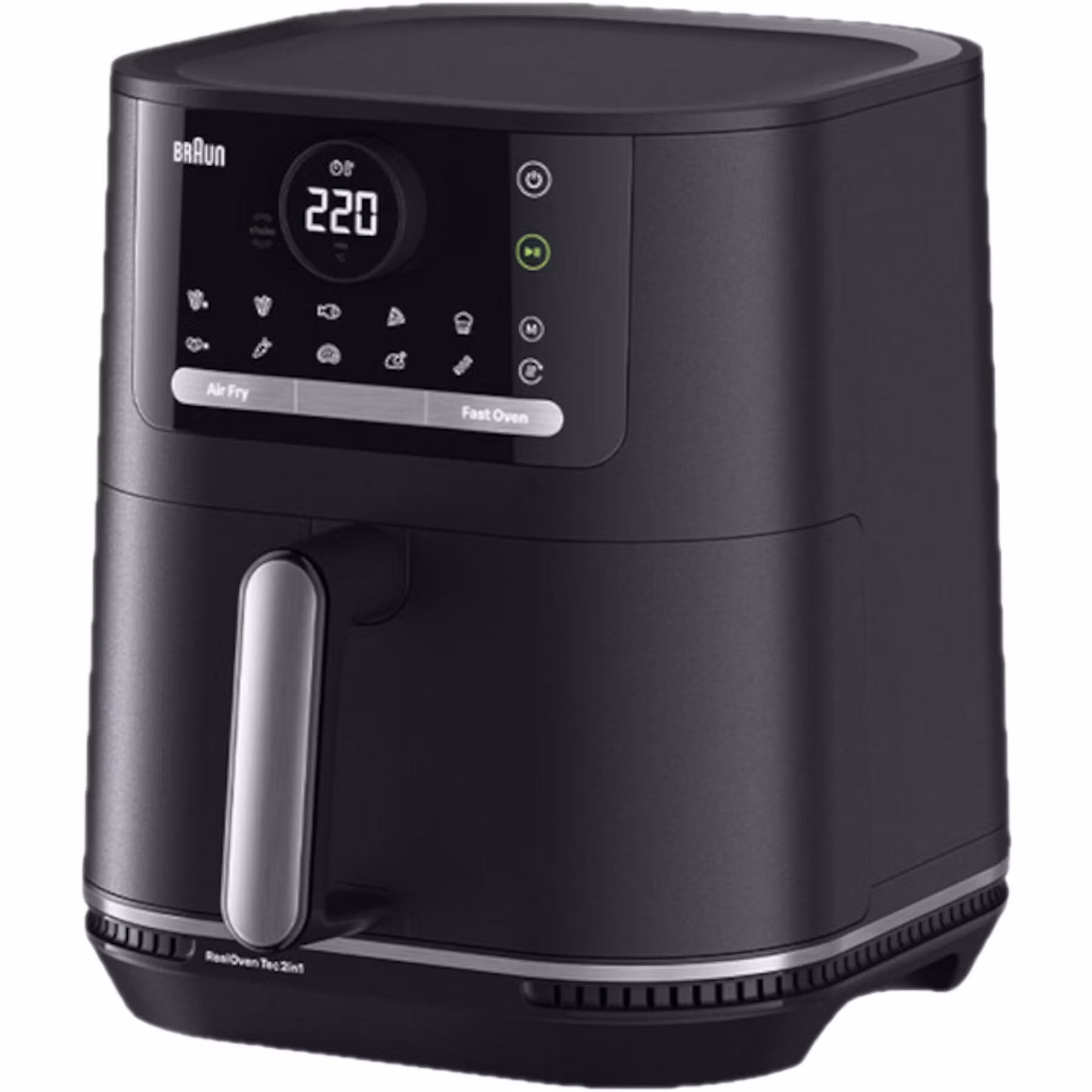 Braun HF5050 Enkel 5,7 L fristående 2000 W varmluftsfritös svart, grå