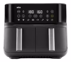 Braun TD 3030I BK Double 8 L fristående varmluftsfritös svart 2850 W