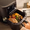 Braun HF 5075 Enkel fristående 2000 W varmluftsfritös svart, grå