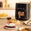 Braun HF 5075 Enkel fristående 2000 W varmluftsfritös svart, grå