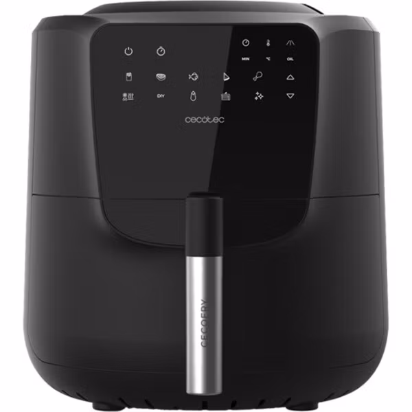 Cecotec varmluftsfritös CecoFry Rain (svart, 1 550 W, korg 5,5 liter, oljedispenser)