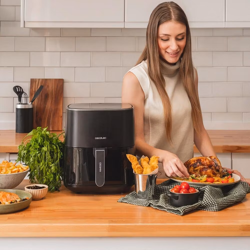 Cecotec diet fritös Cecofry Fantastik 5500 (svart, 1 500 watt, korg 5,5 liter)