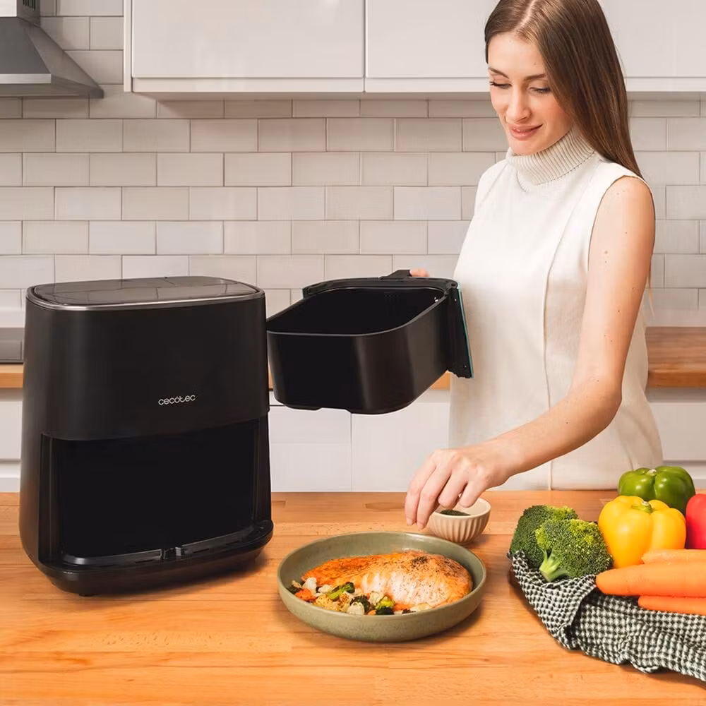 Cecotec diet fritös Cecofry Fantastik 5500 (svart, 1 500 watt, korg 5,5 liter)