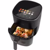 Cecotec Cecofry&Grill Duoheat 6500 svart airfryer, 2 200 watt, 6,5 liters korg, med insynsfönster och dubbelt värmeelement