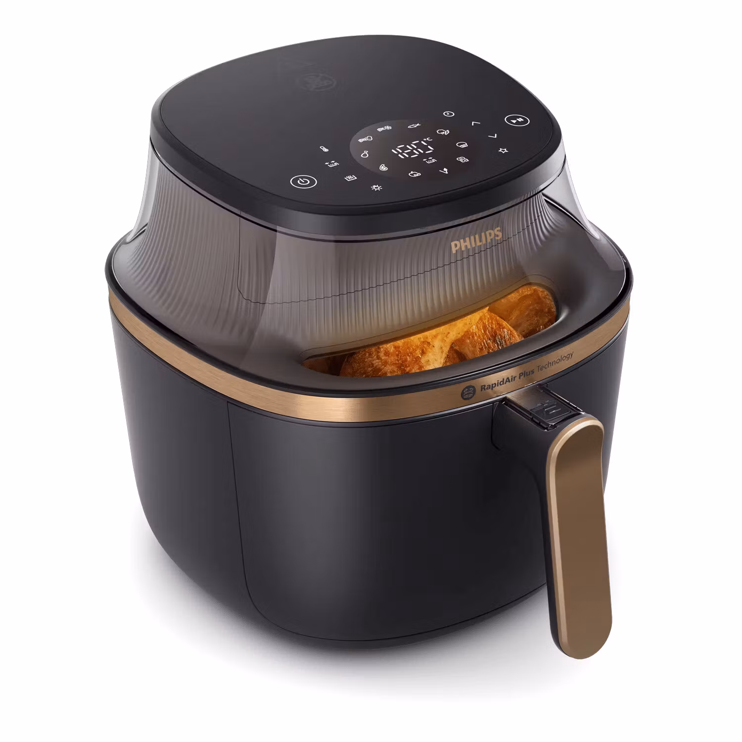 Philips 3000 series NA342/00 varmluftsfritös 7,2 L fristående 2000 W svart/koppar