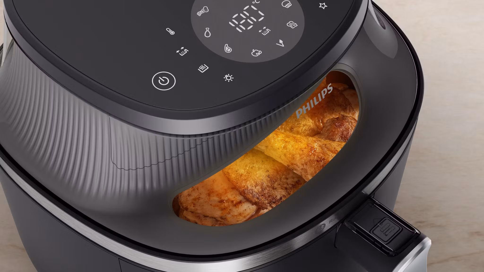 Philips 3000 series NA342/00 varmluftsfritös 7,2 L fristående 2000 W svart/koppar