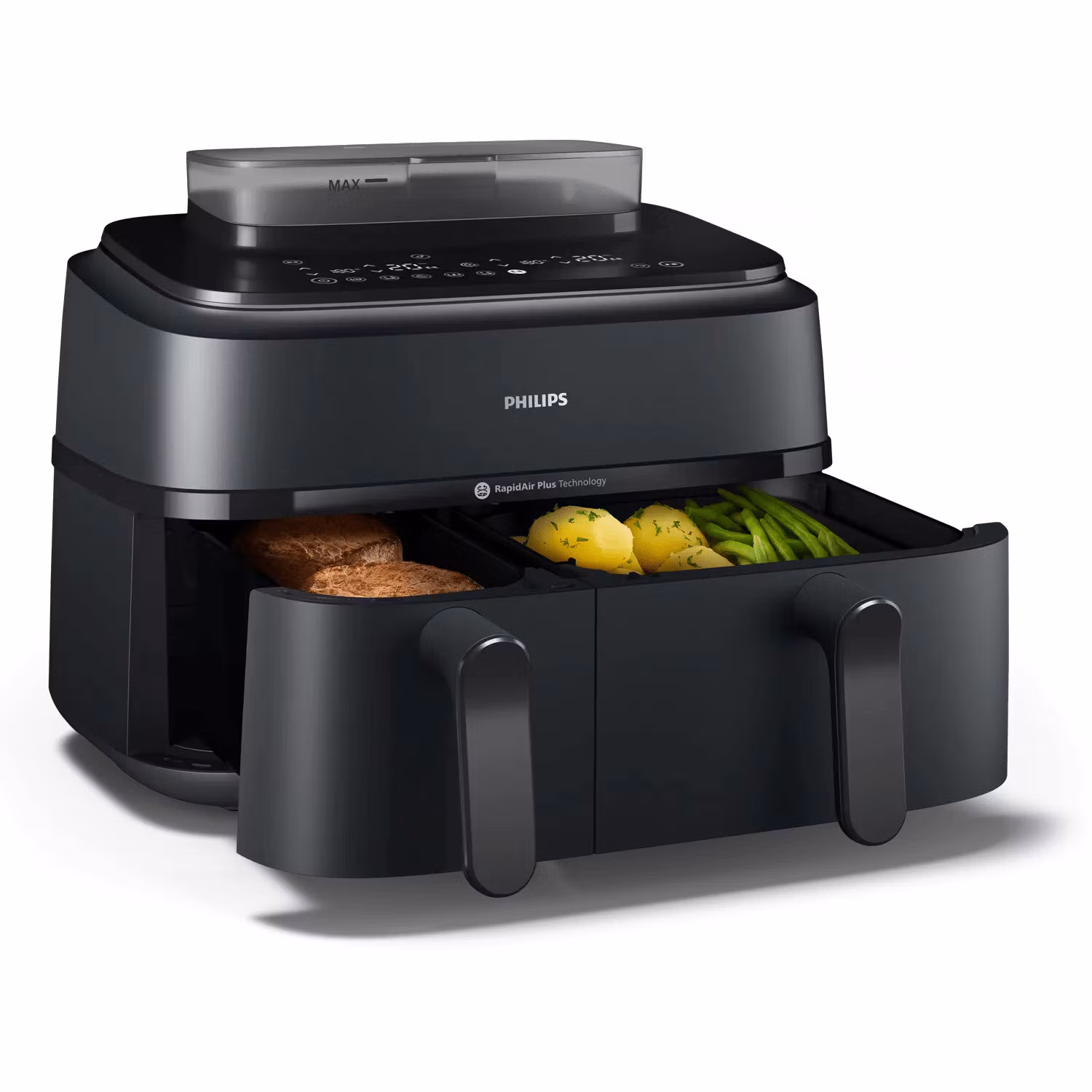 Philips 5000 series NA550/00 varmluftsfritös dubbel 9 L fristående 2750 W svart