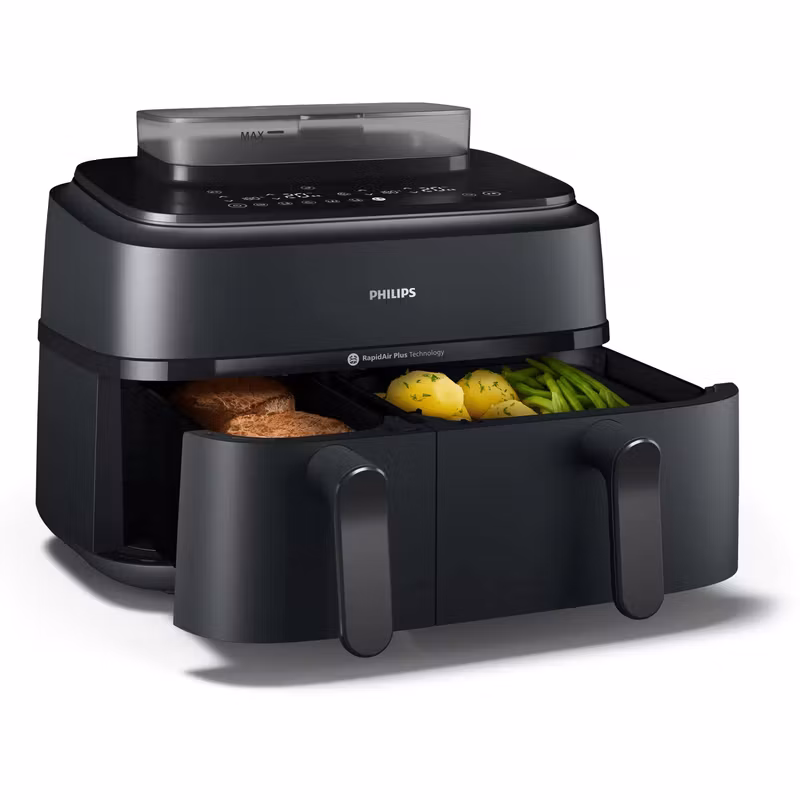 Philips 5000 series NA550/00 varmluftsfritös dubbel 9 L fristående 2750 W svart
