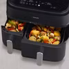 Philips 5000 series NA551/00 varmluftsfritös Dubbel 9 L fristående 2750 W Svart, Silver