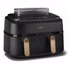 Philips 5000 series NA552/00 Airfryer Dubbel 9 L fristående 2750 W varmluftsfritös svart/guld