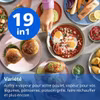 Philips 5000 series NA552/00 Airfryer Dubbel 9 L fristående 2750 W varmluftsfritös svart/guld
