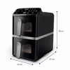 Philips 4000 series NA461/00 fritös dubbel 10 L fristående 2750 W varmluftsfritös svart, silver