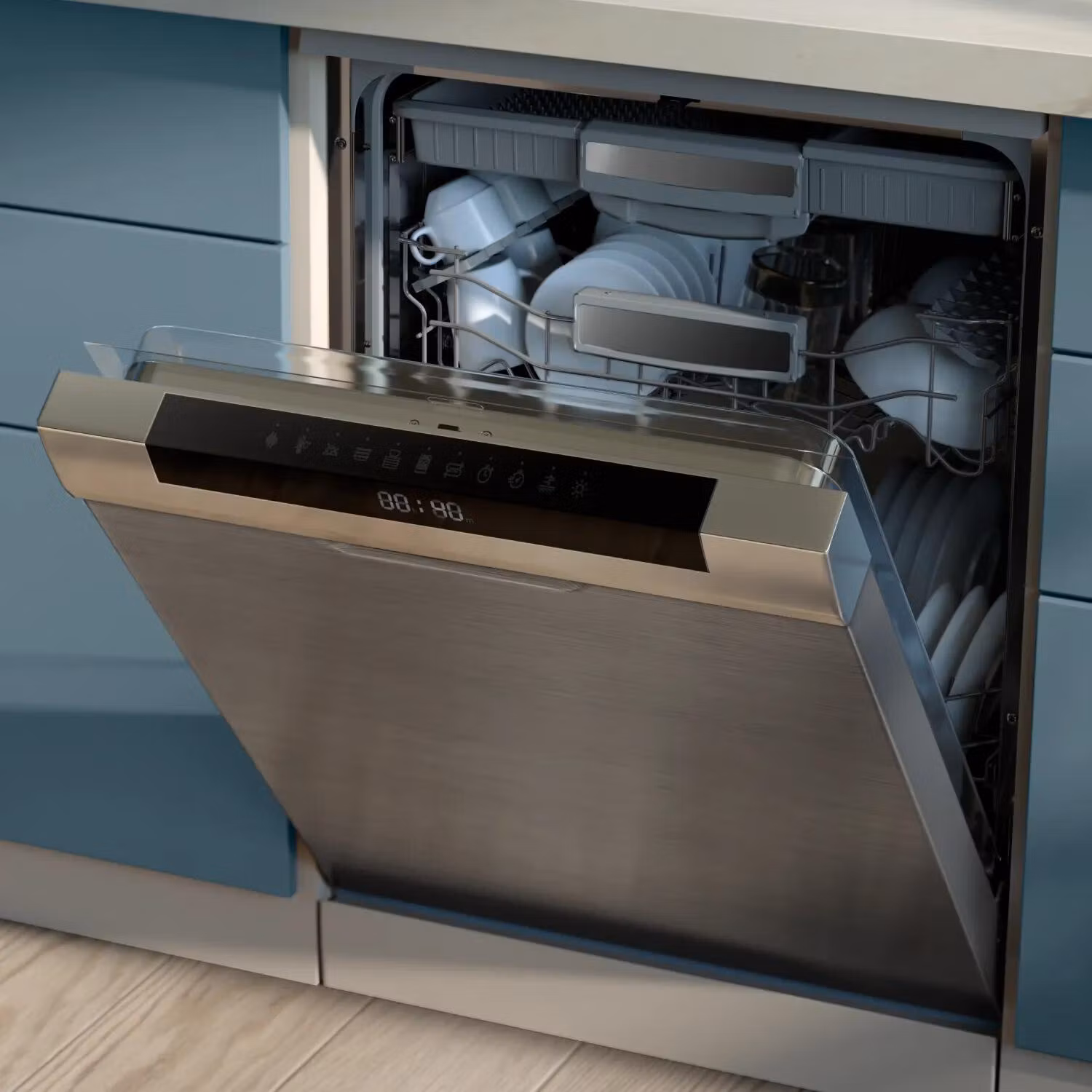 Philips 4000 series NA461/00 fritös dubbel 10 L fristående 2750 W varmluftsfritös svart, silver