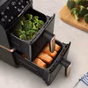 Philips 4000 series Dual Stack Airfryer Vertical Basket 10L Double Stand-alone 2750 W varmluftsfritös svart
