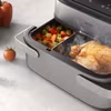Philips 5000 series NA565/02 fritös Dubbel 9,5 L fristående 2750 W varmluftsfritös svart, silver, rostfritt stål