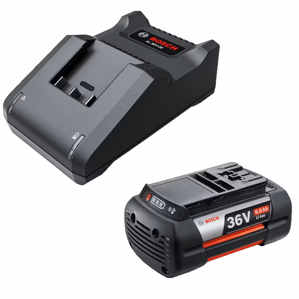 Bosch Startset 36V 6Ah Litiumionbatteri med Laddare