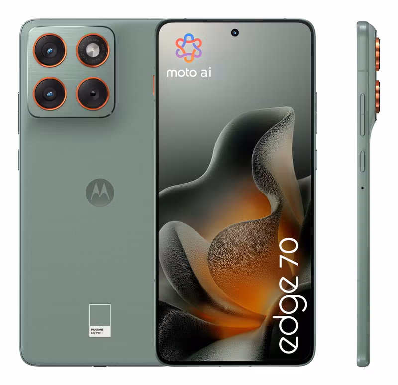 Motorola edge 70 17 cm (6,7") Dual SIM Android 16.0 5G USB Type-C 12 GB 512 GB 4800 mAh Grön