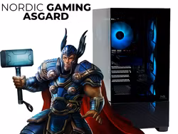 Nordic Gaming Asgard Thor V8 Gaming PC Ryzen 7 7800X3D 32GB RTX 5070 1TB
