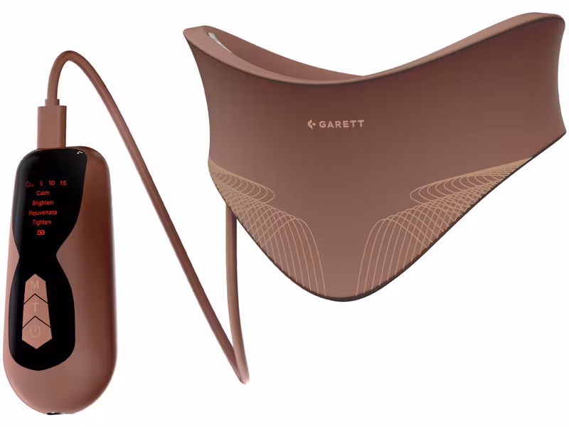 Garett Beauty Skin Ritual Face & Neck LED-mask för ansikte och hals Brun