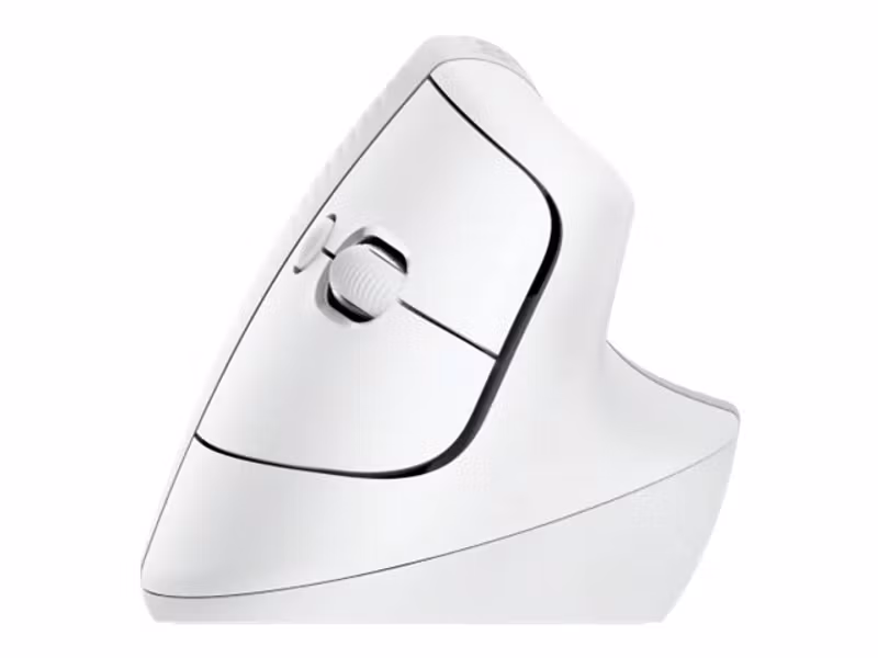 Logitech Lift Vertikal Ergonomisk Trådlös Mus Vit