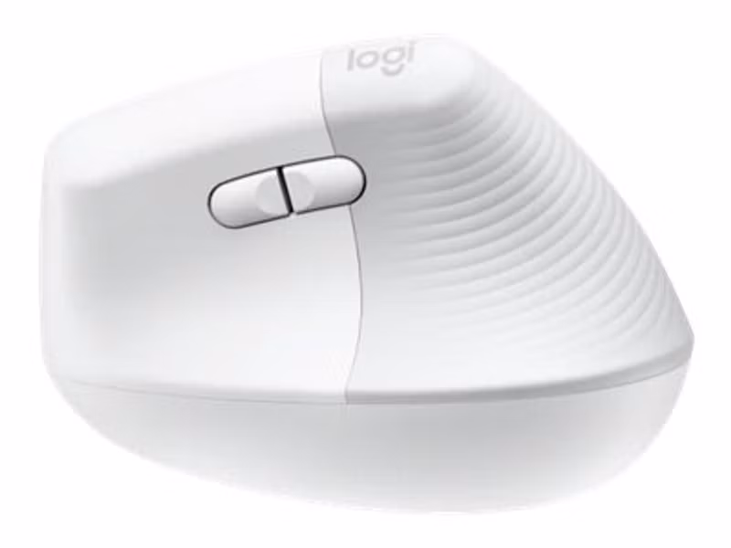 Logitech Lift Vertikal Ergonomisk Trådlös Mus Vit