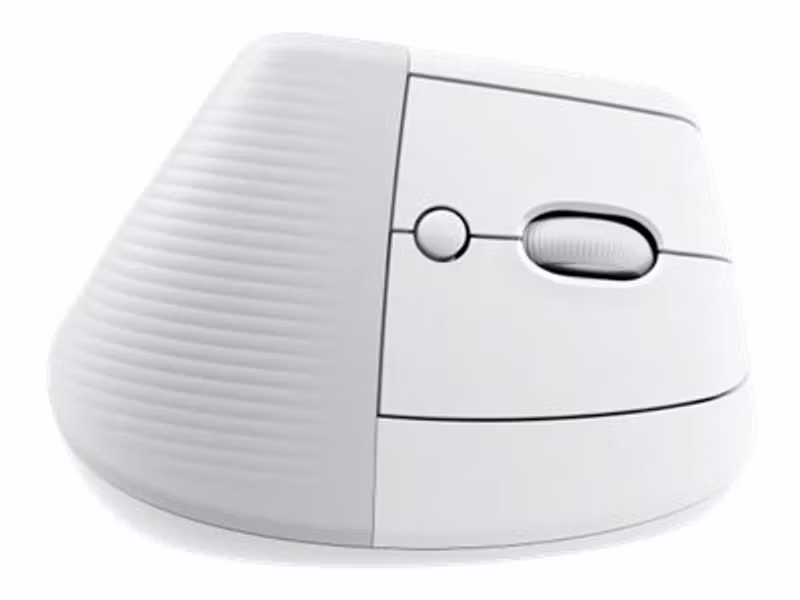 Logitech Lift Vertikal Ergonomisk Trådlös Mus Vit
