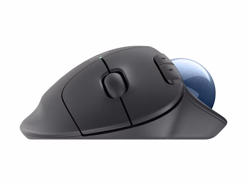 Logitech ERGO M575S Ergonomisk Trådlös Trackball Grå